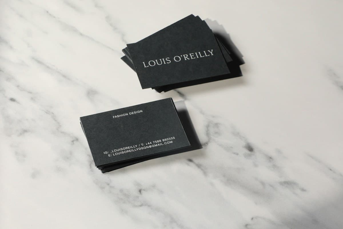 TPHILAUTIA brand identity kit with business cards, colour palette and logo materials